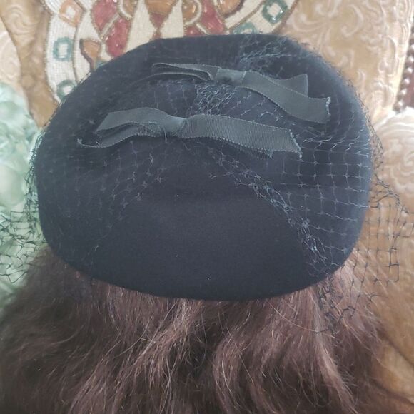 VNTG Henry Pollak Glenover Black Wool Hat - Picture 2 of 8